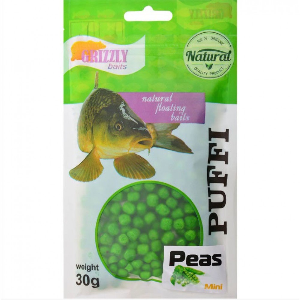 Воздушное тесто Grizli baits горох 30гр — изображение 2