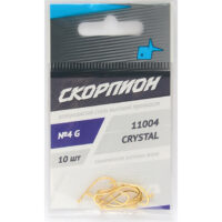 Крючки Crystal №4 — 10шт (Ю)