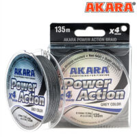 Плетеный шнур Akara power action 0,12 135м