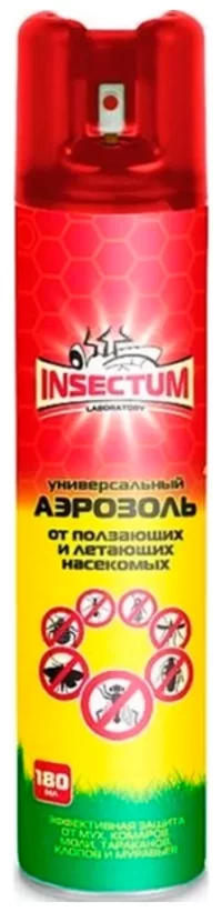 Аэрозоль Insectum универсальный от насекомых в помещении 180мл